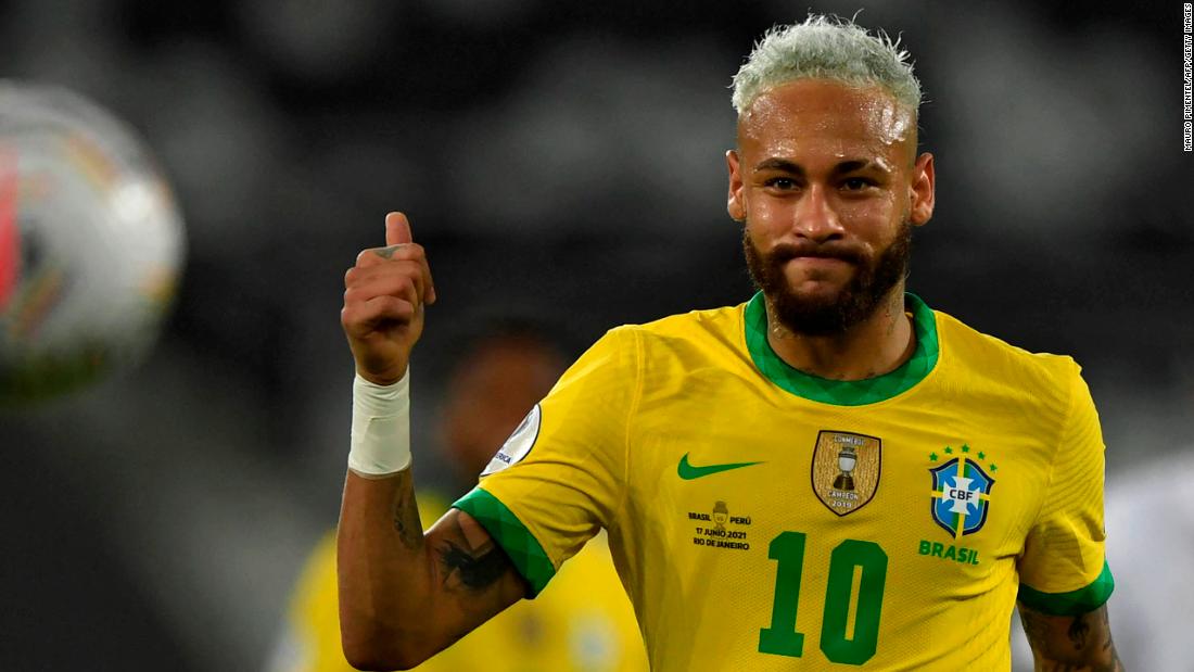 Neymar Brazil Home Jersey