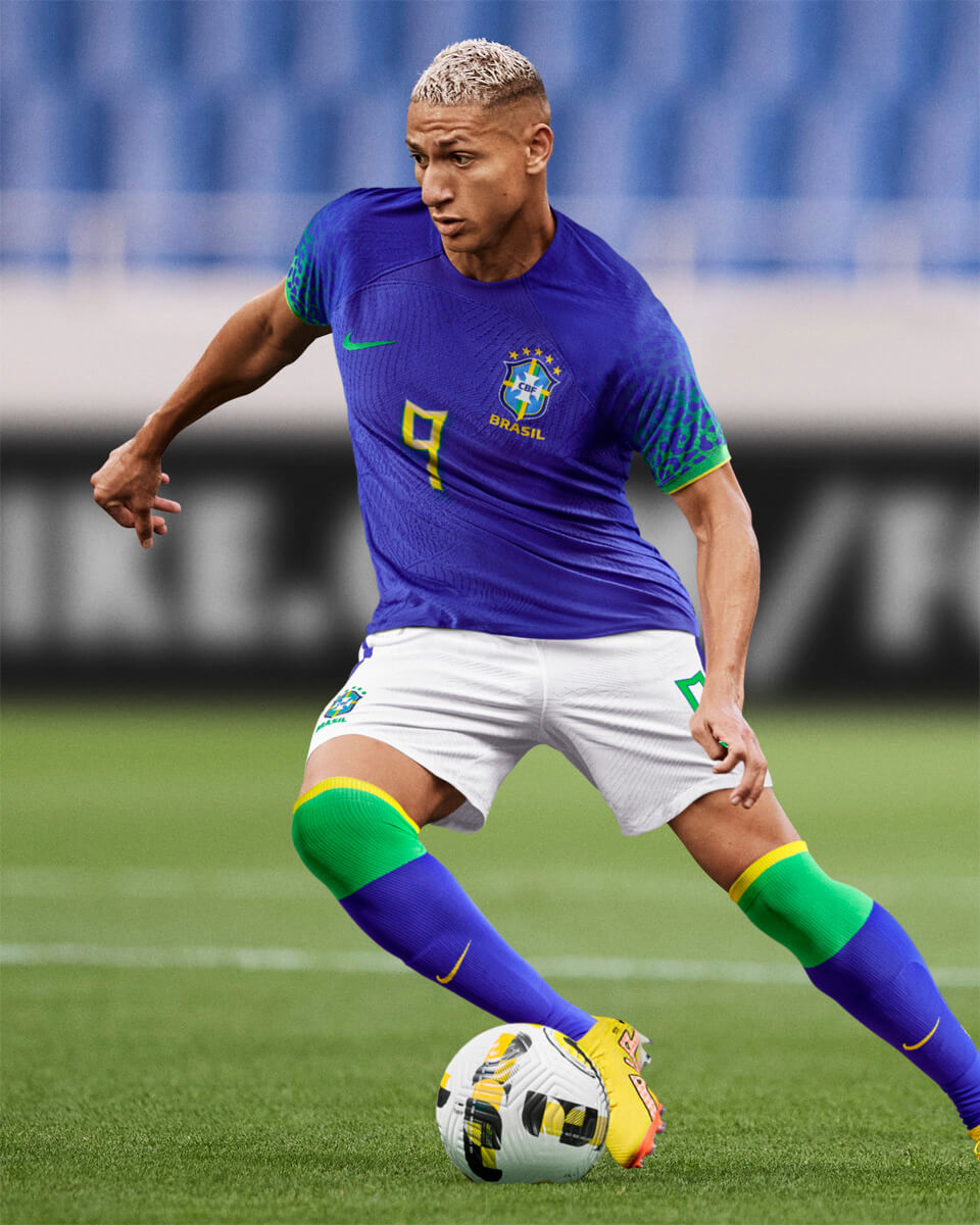 Brazil Jersey Kit 2022 Away World Cup